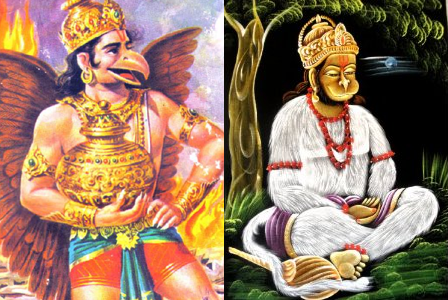 The mythological tale about Lord Krishna, his wives Rukmini and Satyabhama, ... than Rama, and unless he changes his name, he would destroy him forever! Meanwhile, Krishna persuades Garuda to capture Hanuman